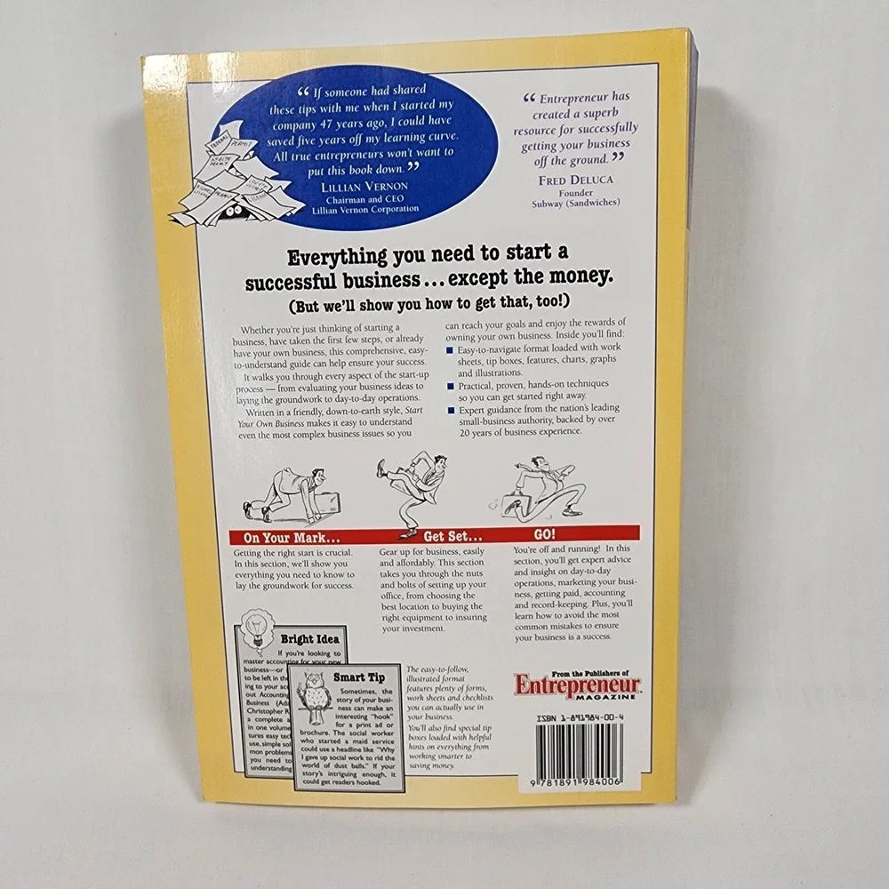 Start Your Own Business by‎ Entrepreneur Magazine Great Book for Start-Ups!